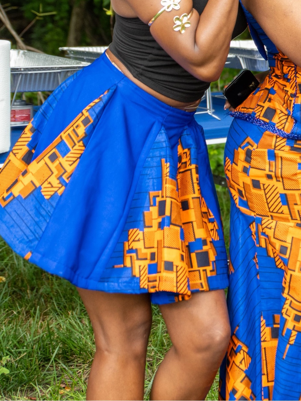Ankara African Print Mini Skirt